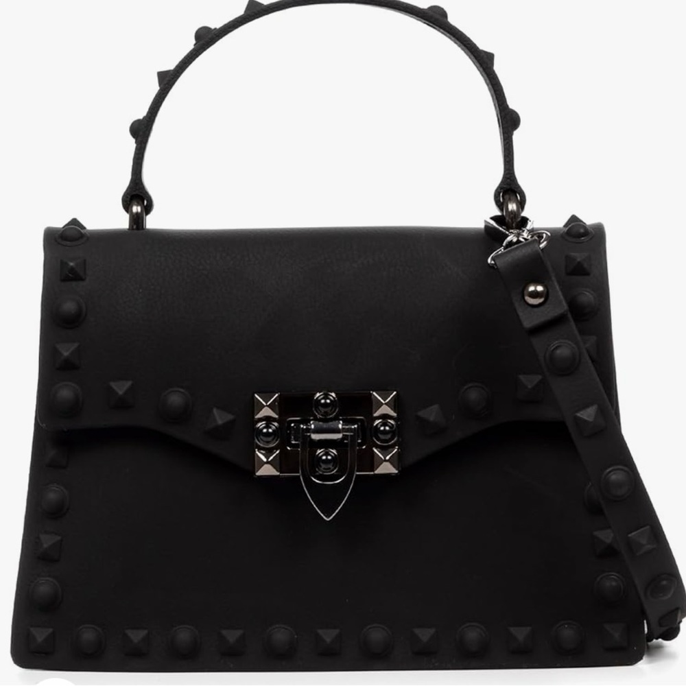 Black Matte Utility Crossbody Bag